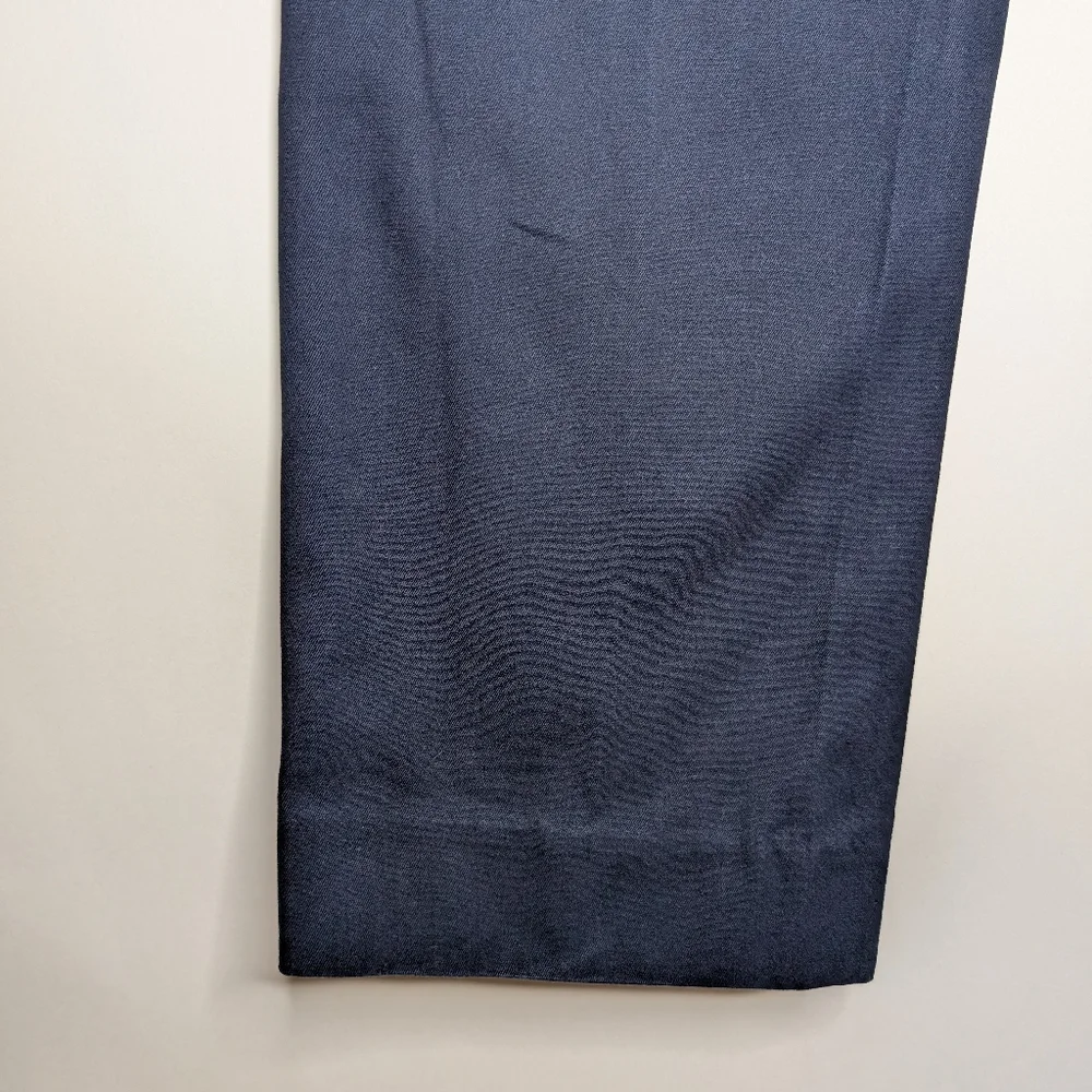J. Crew Bowery Men's Slim Navy Blue Work Pants Slacks Size Waist 33 Length 30